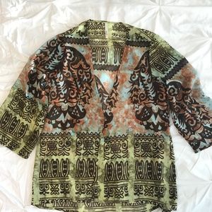BoHo 3/4 Sleeve Cover-Up